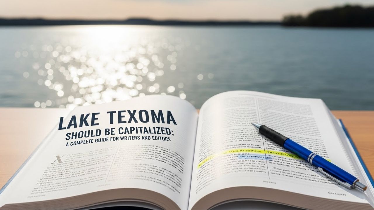 Why Lake Texoma Should be Capitalized