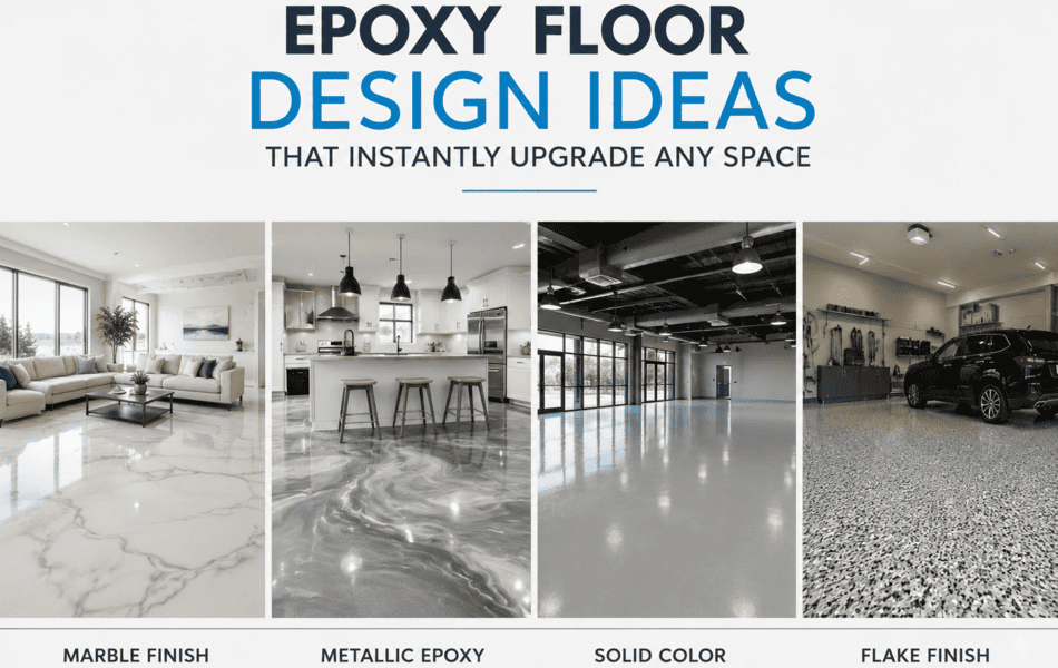 Looking for epoxy flooring inspiration? Discover creative epoxy floor design ideas that add style, durability, and value to any residential or commercial space.