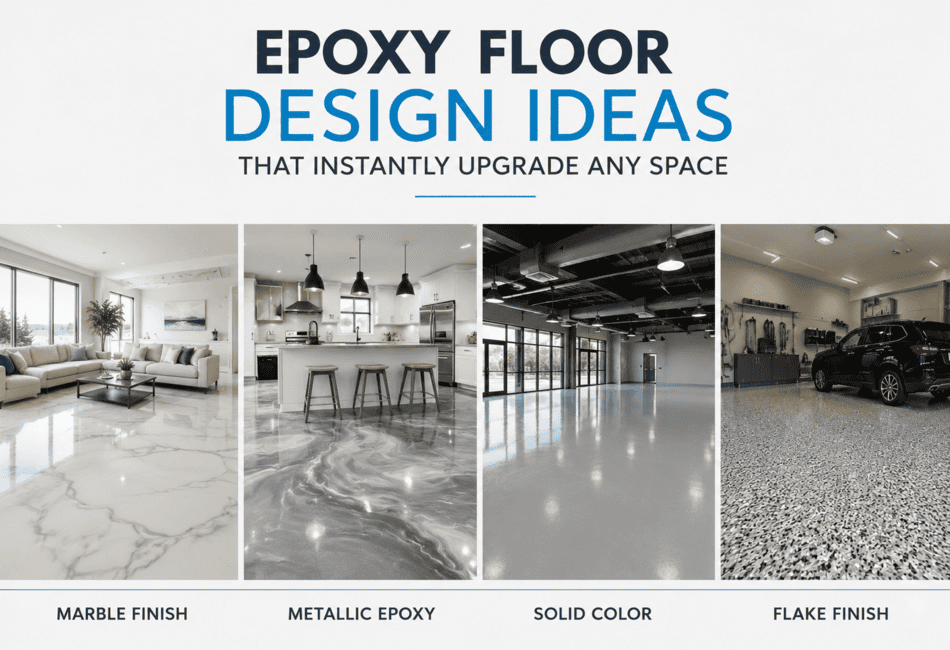 Looking for epoxy flooring inspiration? Discover creative epoxy floor design ideas that add style, durability, and value to any residential or commercial space.