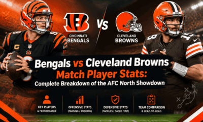 Bengals vs Cleveland Browns Match Player Stats