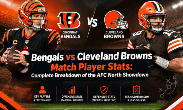 Bengals vs Cleveland Browns Match Player Stats