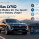Cadillac LYRIQ Driving Modes: Do They Specify a Range or Battery Usage?